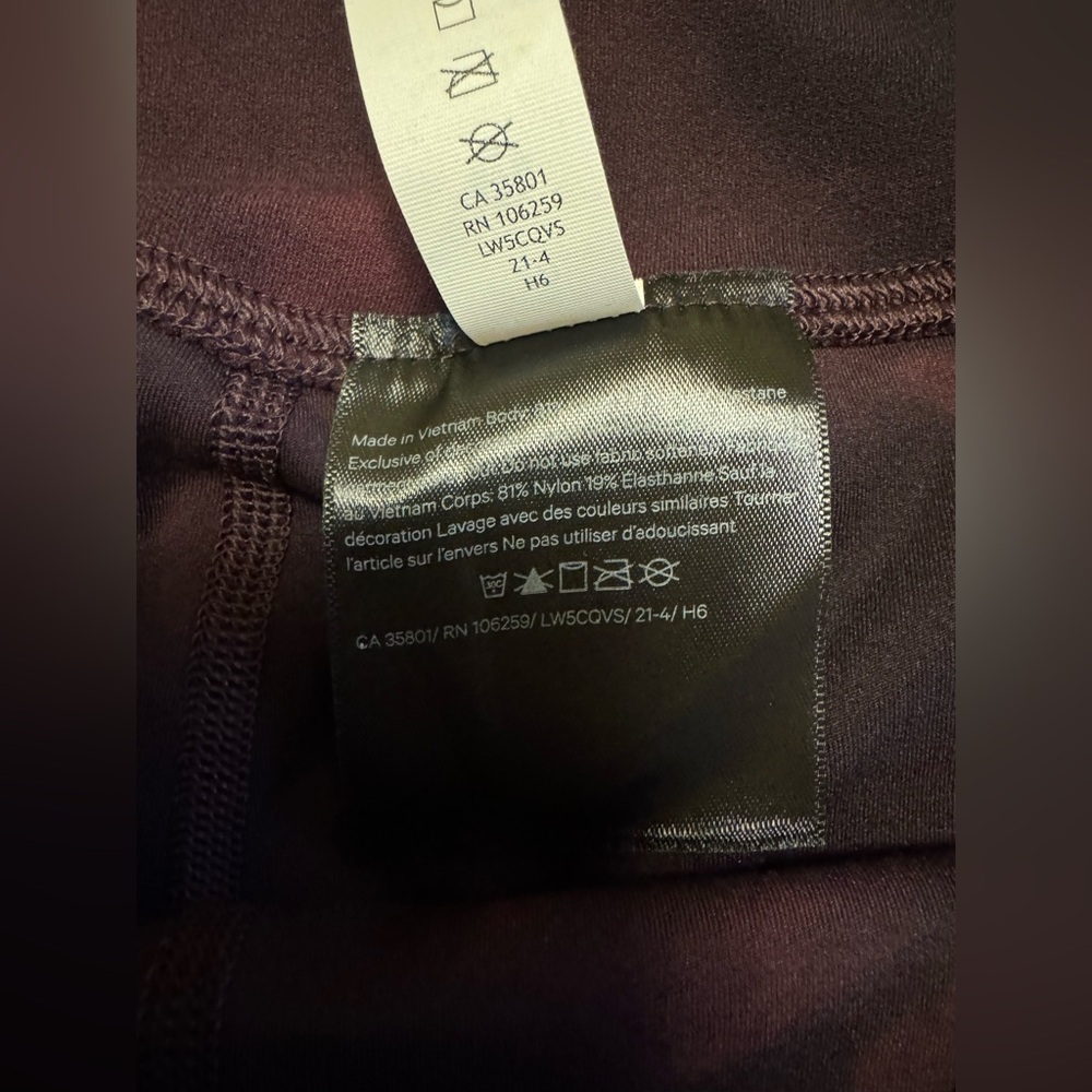 NWOT Lululemon Align Pant 25" *Diamond Dye Cassis Black - Picture 9 of 10
